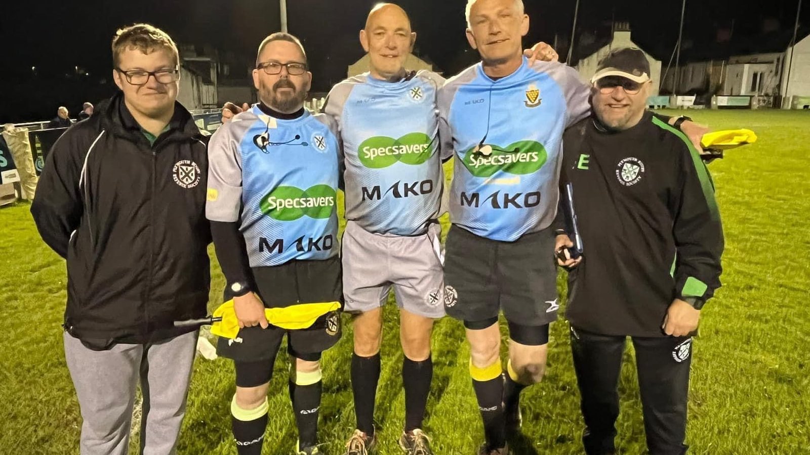A gathering of several PRRS referees' for a cup match